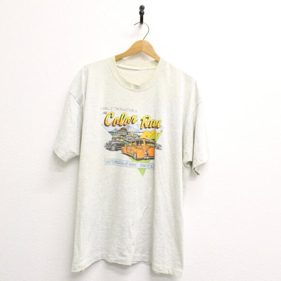 Vintage Early Tin Dusters Color Run Quincy Illinois T Shirt XL - Picture 1 of 7